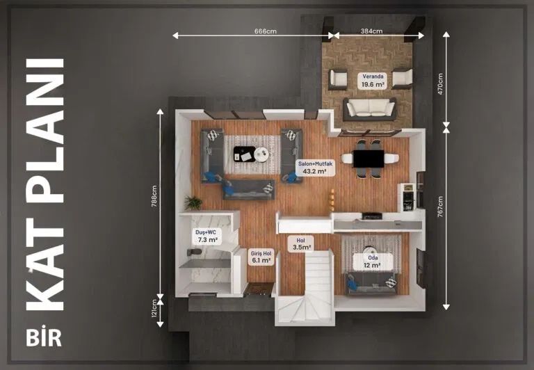 Modern Çelik Konstrüksiyon Villa - Görsel 4