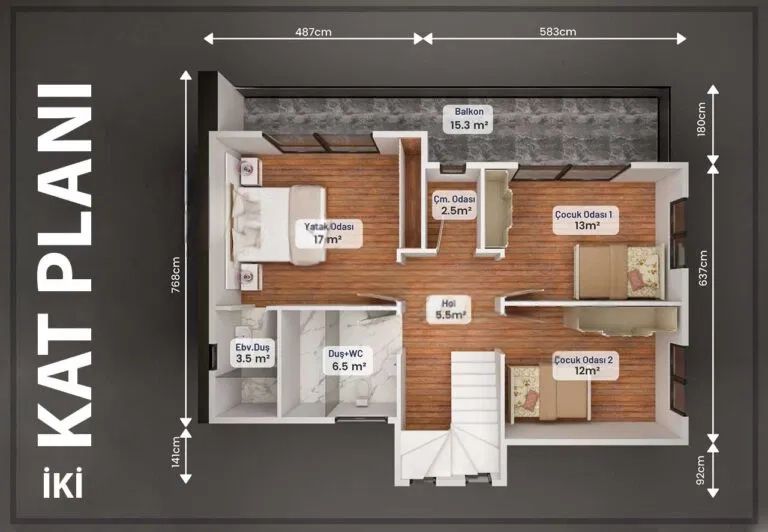 Modern Çelik Konstrüksiyon Villa - Görsel 5