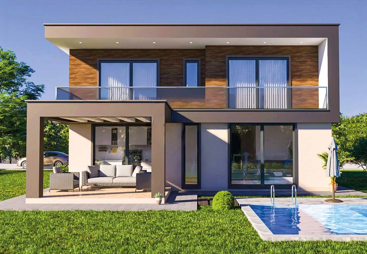 Modern Çelik Konstrüksiyon Villa
